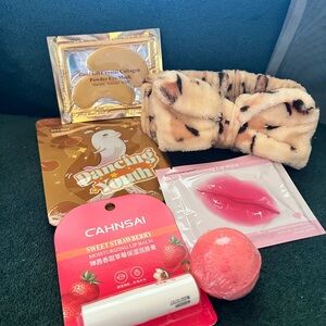 🫧Spa Kit ✨bundle in Mesh zippered Bag.